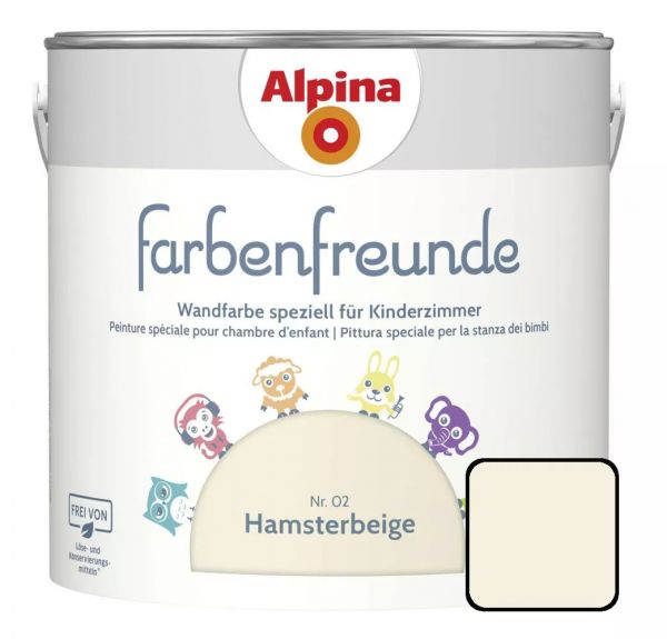 Alpina Farbenfreunde Nr. 02 Hamsterbeige, 2,5 L