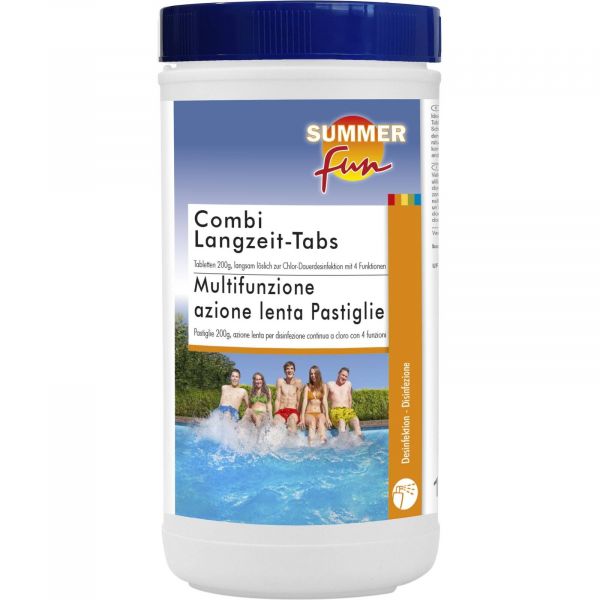 Summer Fun Langzeit Multifunkt. Tabletten ( Algen, Flock, Chlor ), 1,2 kg, 1 Stck.