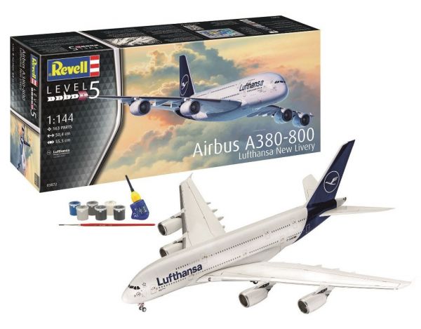 Revell Airbus A380-800 Lufthansa-Bundle