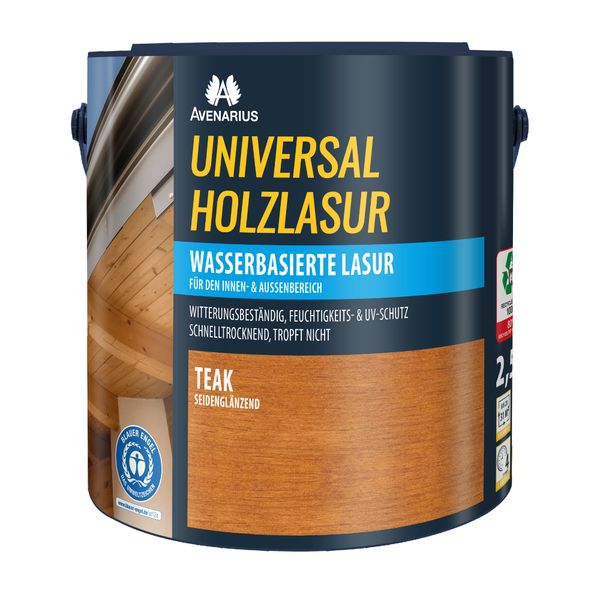 Avenarius Universal Holzlasur teak 2,5 ltr., 1 Stck.