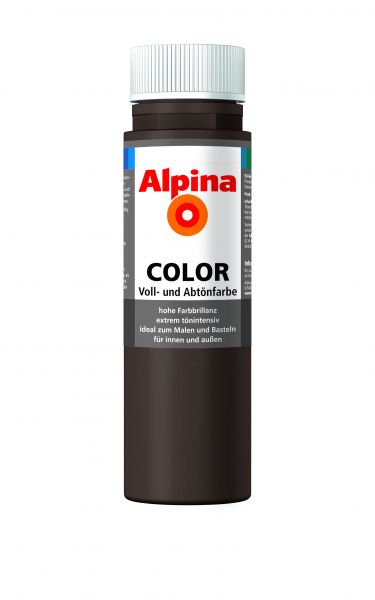 Alpina Color Voll- und Abtönfarbe "Choco Brown"