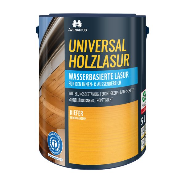 Avenarius Universal Holzlasur kiefer 5 ltr., 1 Stck.