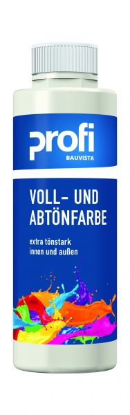 PROFI Voll- und Abtönfarbe, 500 ml, Weiß