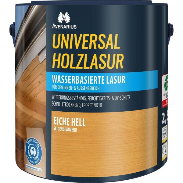 Avenarius Universal Holzlasur eiche hell 2,5 ltr., 1 Stck.