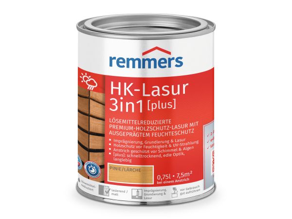 HK - Lasur 3in1 [plus] pinie/lärche (RC-260) 0,75 ltr., 1 Stck.