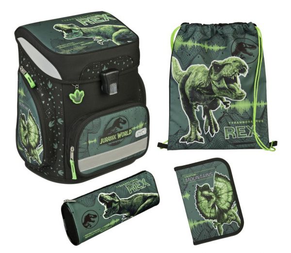 Scooli EasyFit Schulranzen "Jurassic World", 5tlg.